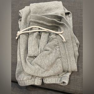 Grey sweatpants